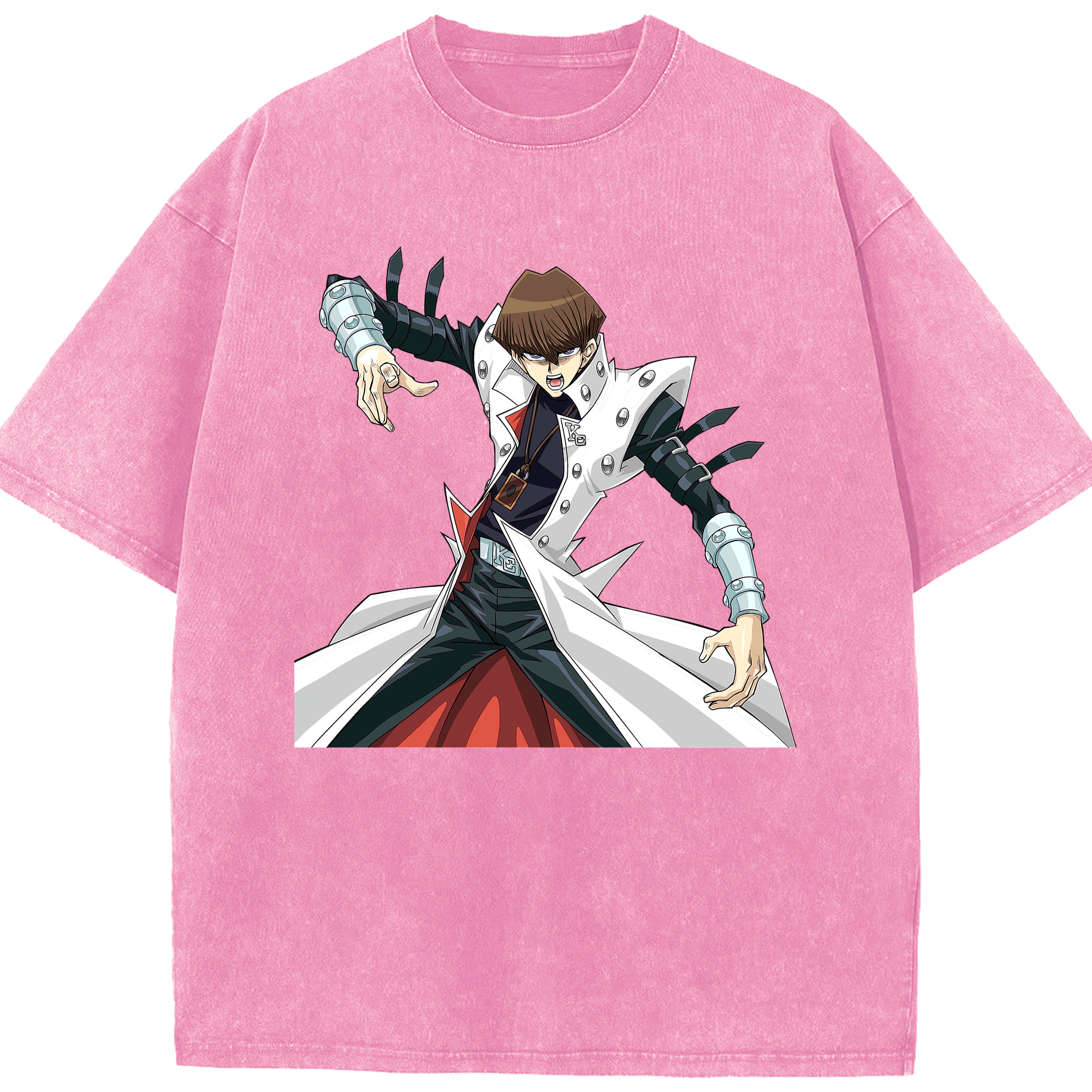 （画像用） 遊☆戯☆王 Yu-Gi-Oh! 綿100% ヴィンテージ風 半袖Tシャツ（フロントプリント）